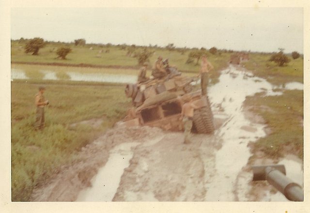 Tank Stuck in Mud